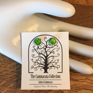 Handmade Fused Glass Earrings